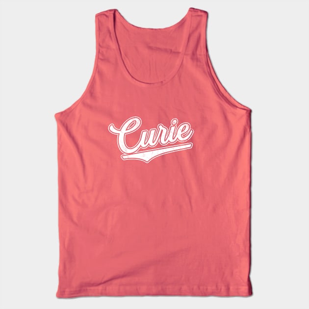 TEAM Curie - Marie Curie Hero Women Science Tank Top by thedesigngarden